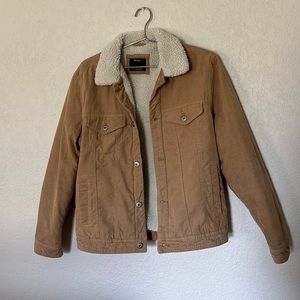Sherpa lined Corduroy button up jacket